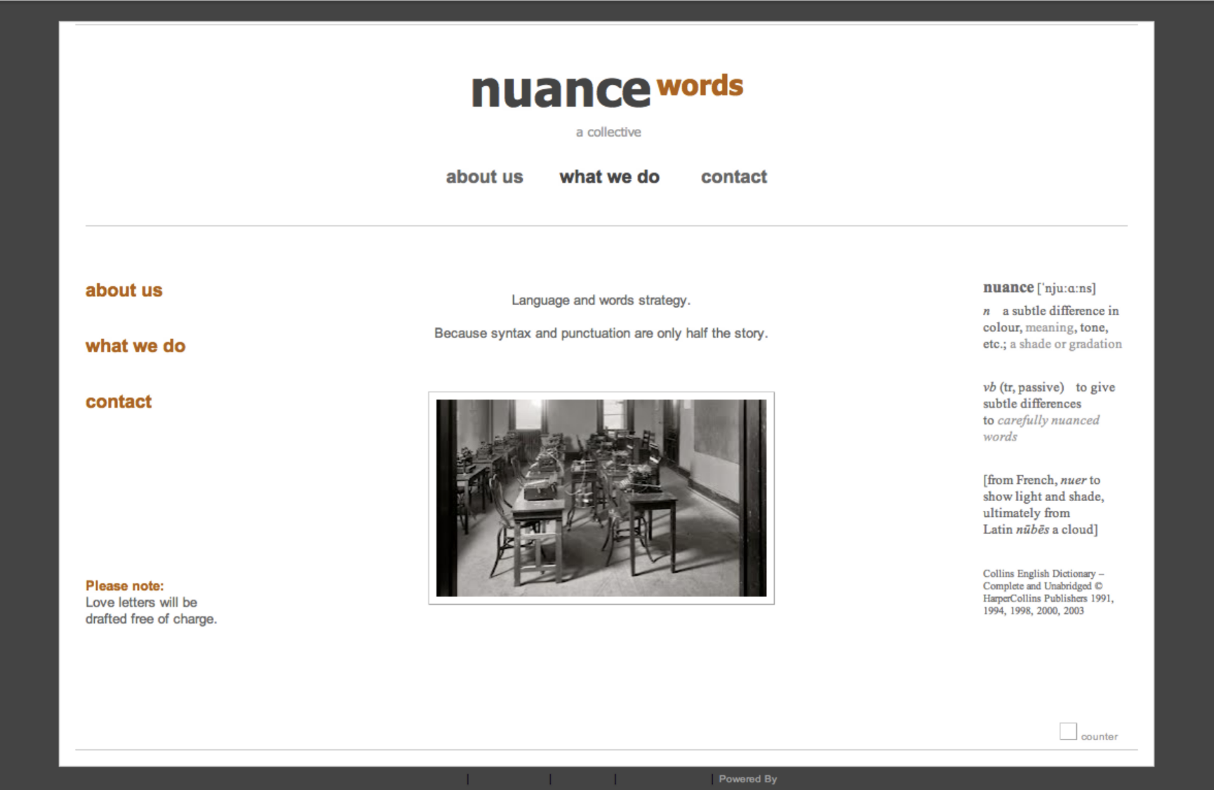 Nuance Words Lander, ca. 2009